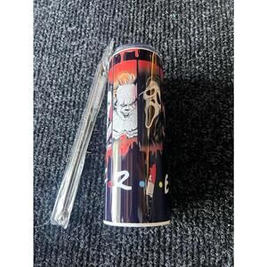 20 oz stainless steel tumbler with lid and straw